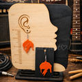 David Bowie Ziggy Stardust 3D Printed Dangle Earrings