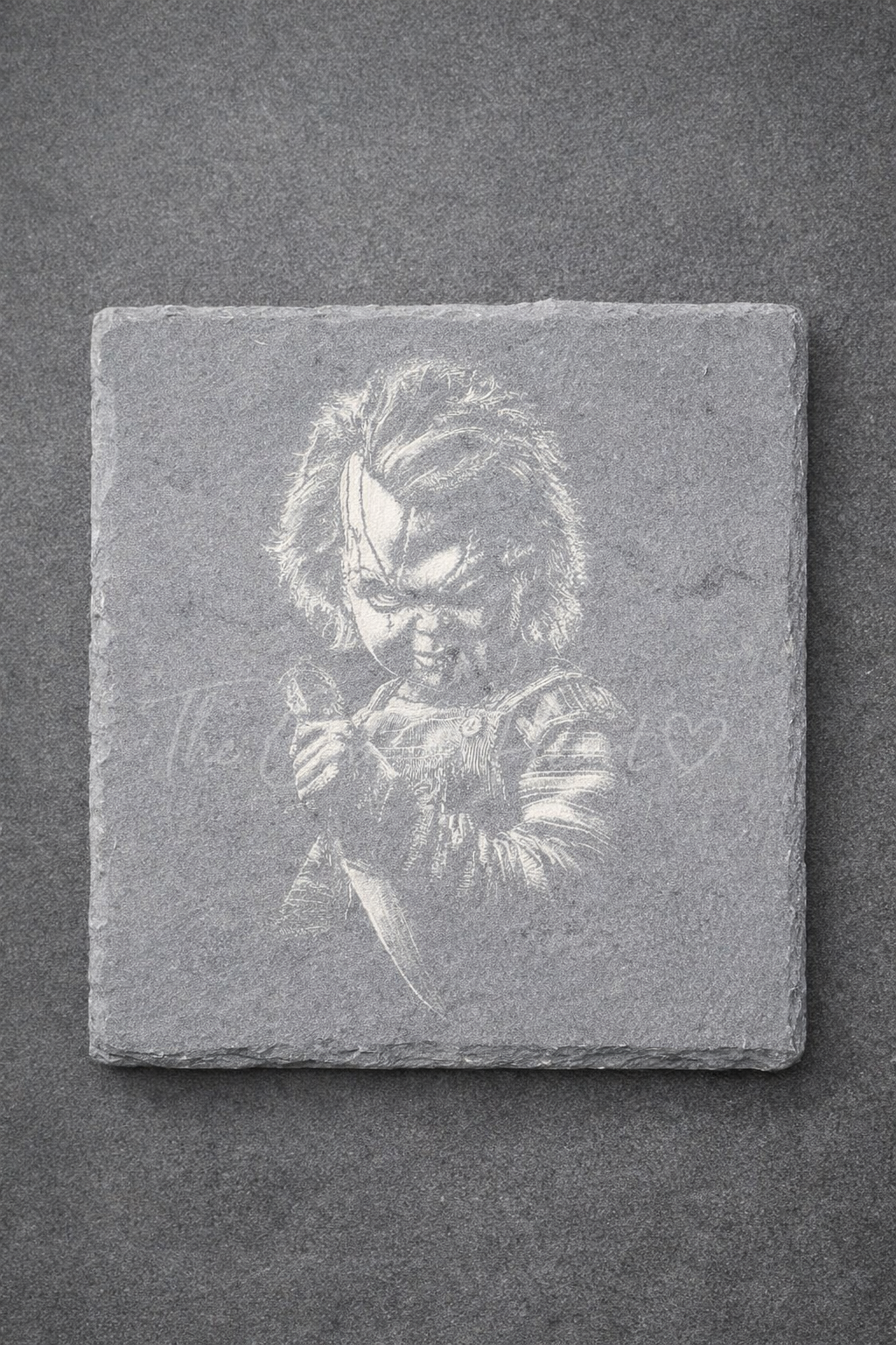 Horror Character Slate Coasters – Set of 4