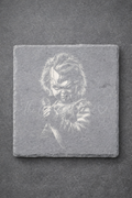 Horror Character Slate Coasters – Set of 4
