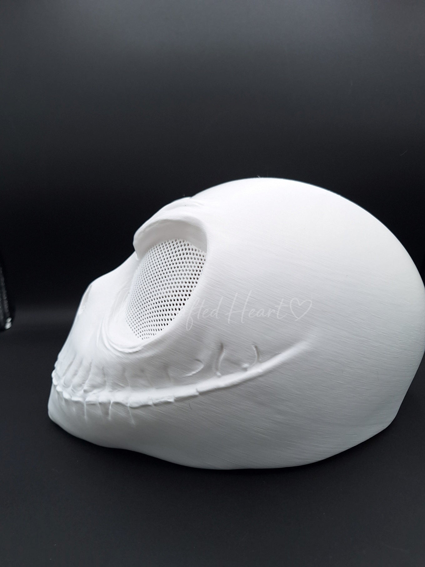 3D Printed Skeleton Helmet – Paint-Ready Full Helmet