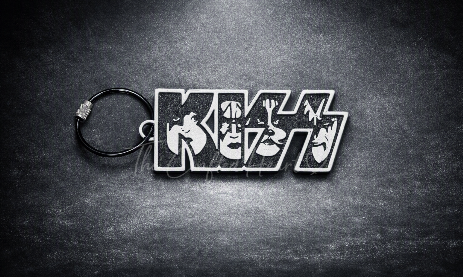 KISS Bag Tag or Keychain | Handmade Rock Band Fan Art Accessory