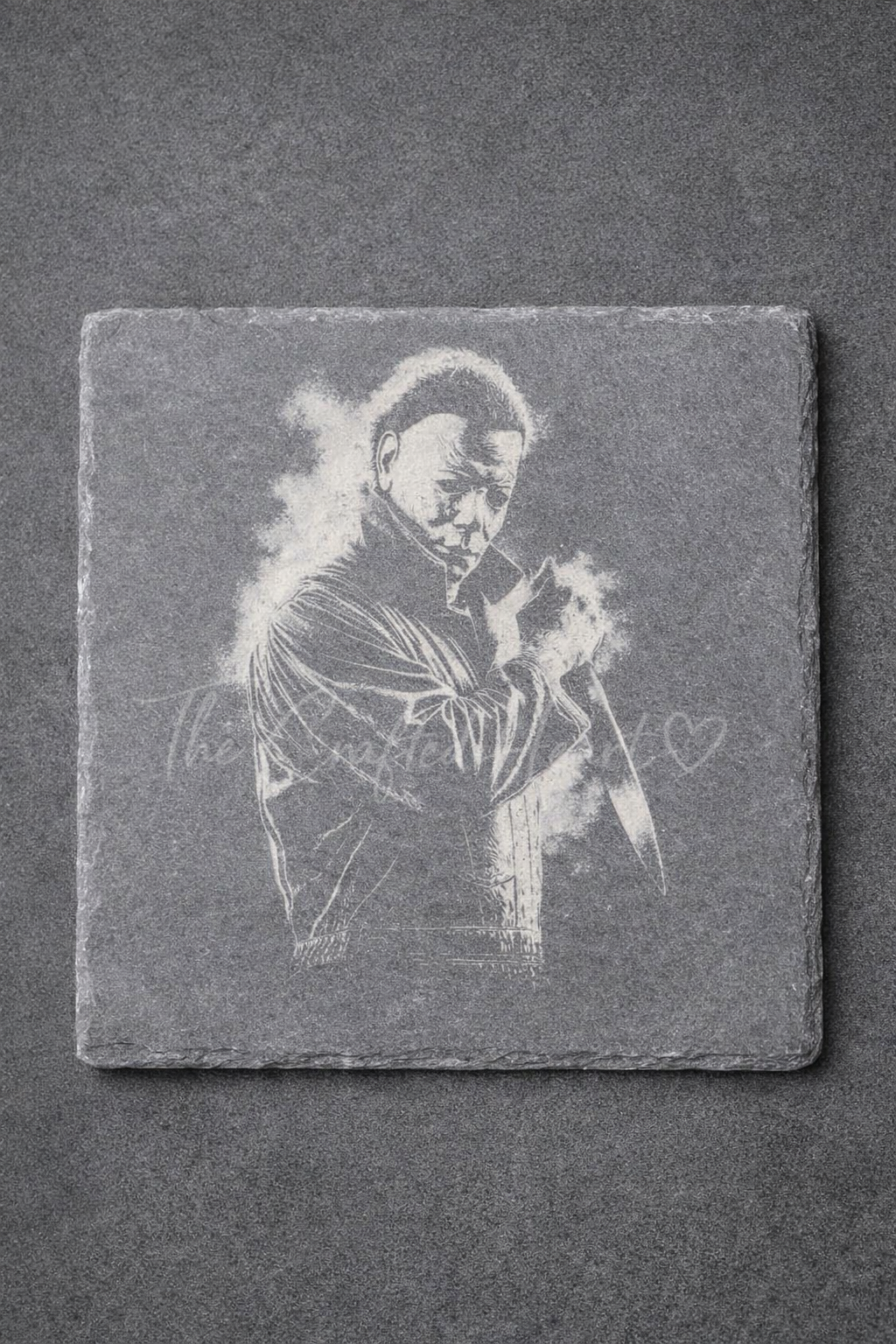 Horror Character Slate Coasters – Set of 4