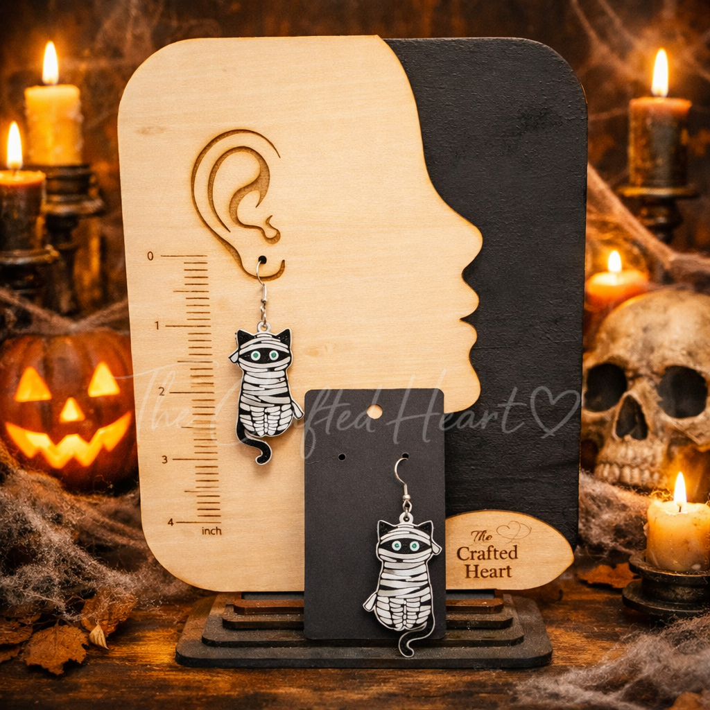 Mummycat Dangle Earrings