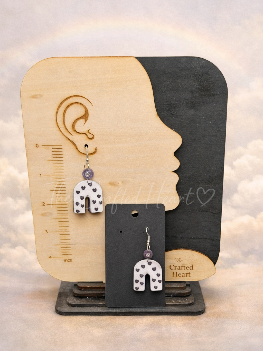 Sweetheart Arch Dangle Earrings
