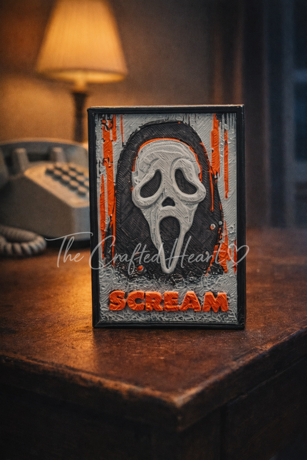 Scream Ghostface 3D Printed Magnet