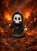 Grim Reaper Keychain | Handmade Horror & Gothic Accessory
