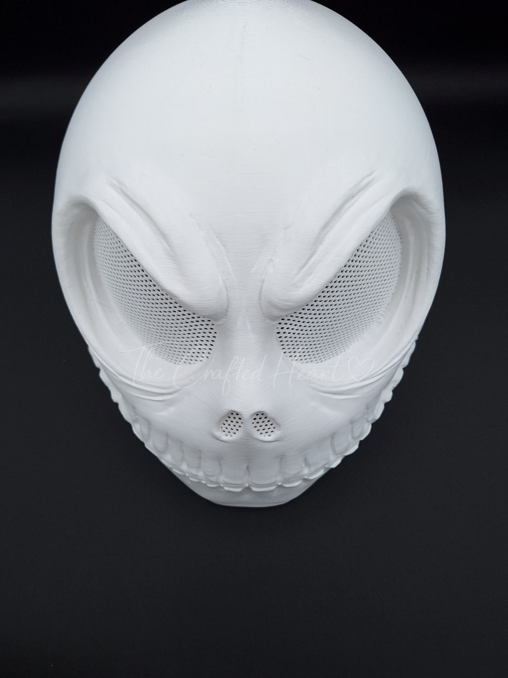 3D Printed Skeleton Helmet – Paint-Ready Full Helmet