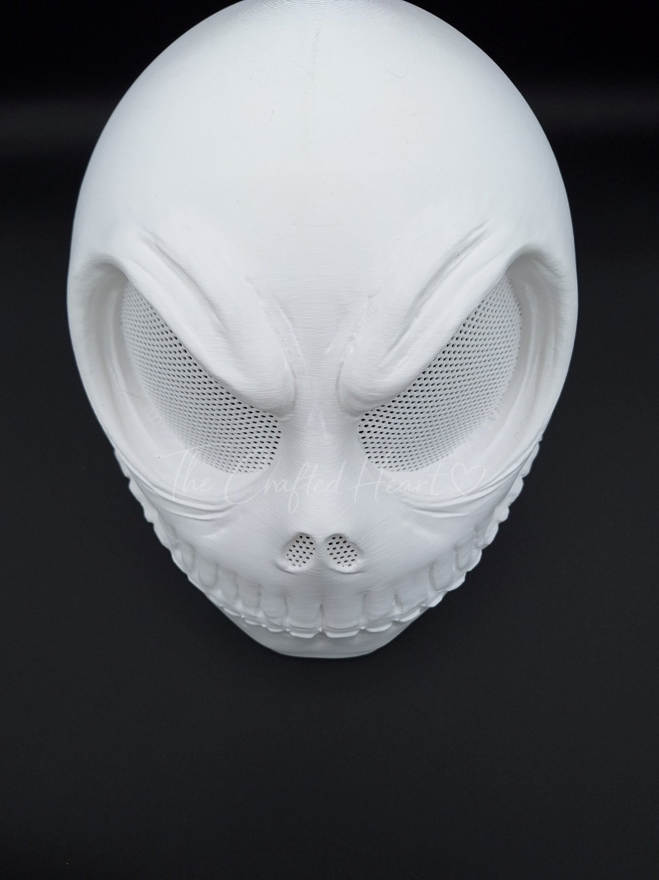 3D Printed Skeleton Helmet – Paint-Ready Full Helmet