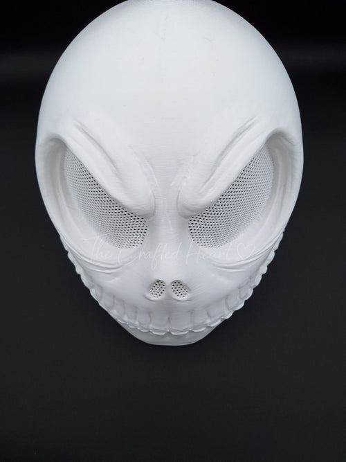 3D Printed Skeleton Helmet – Paint-Ready Full Helmet