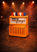Orange Amp Guitar Pick Holder | Handmade Gift for Guitarists