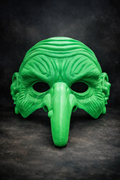 Witch Half Mask – Paint-Ready Halloween Cosplay Prop