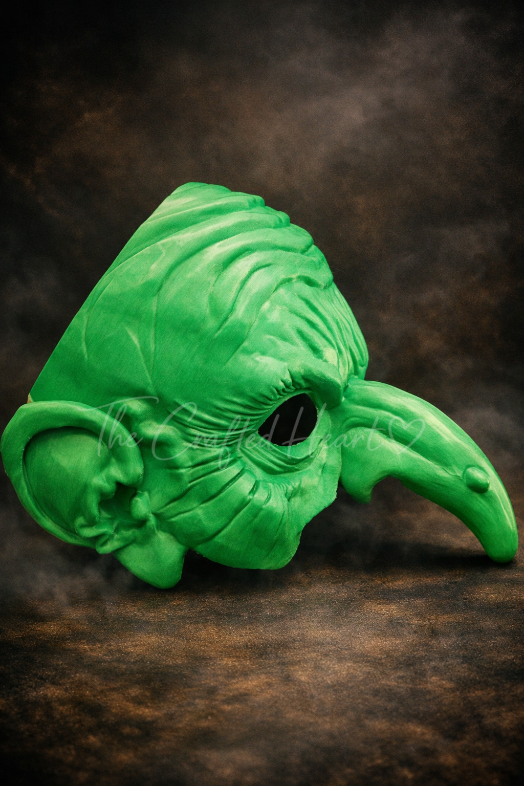 3D Printed Witch Style Half Mask – Paint-Ready